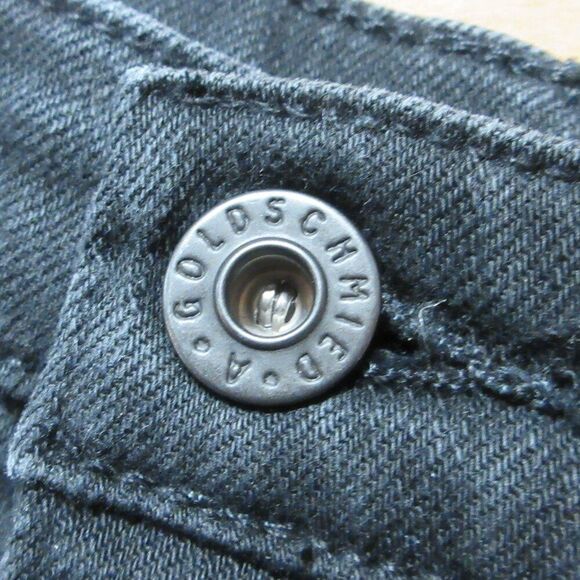 AG ADRIANO GOLDSCHMIED Hailey Ex Boyfriend Roll Up Jean Shorts Size 27 Blk Denim - Picture 4 of 15